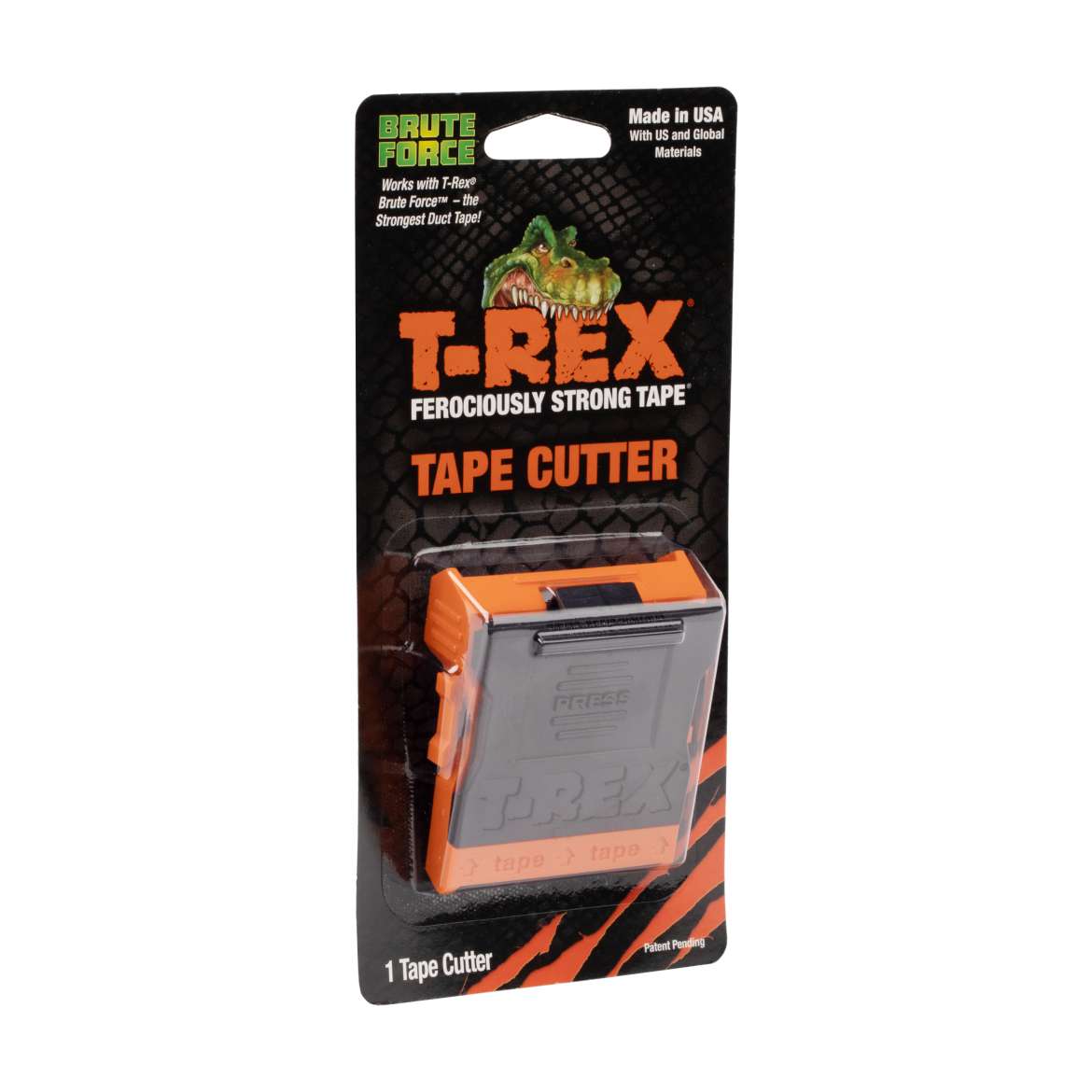 T-Rex® Tape Cutter - Gray and Orange, 48 mm.