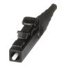 LC Fiber Optic Connector, Simplex, 50 µm Multimode, 1.6 mm, Black Boot