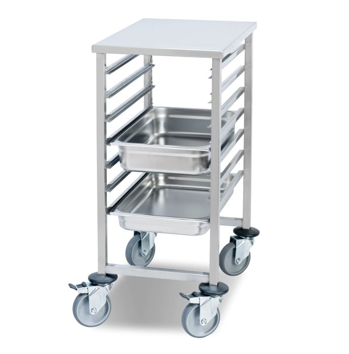 Tray Transport Trolley 7 Rails Pastry