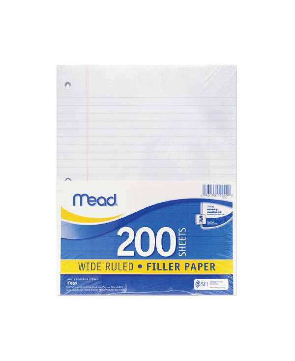 Notebook Filler Paper, Wide...