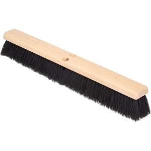 Carlisle, Flo-Pac®, 24in, Floor Sweep, Tampico Bristles, Black