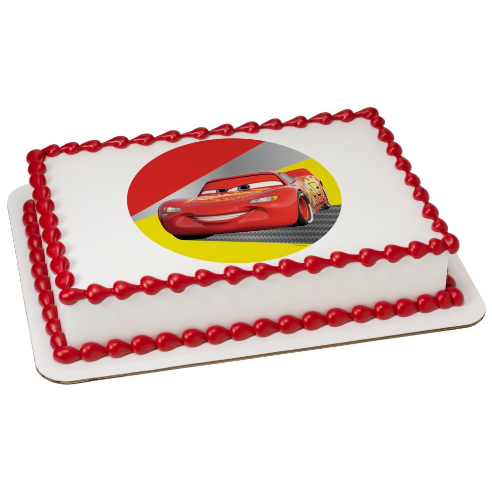 Image Cake Disney and Pixar's Cars Lightning McQueen