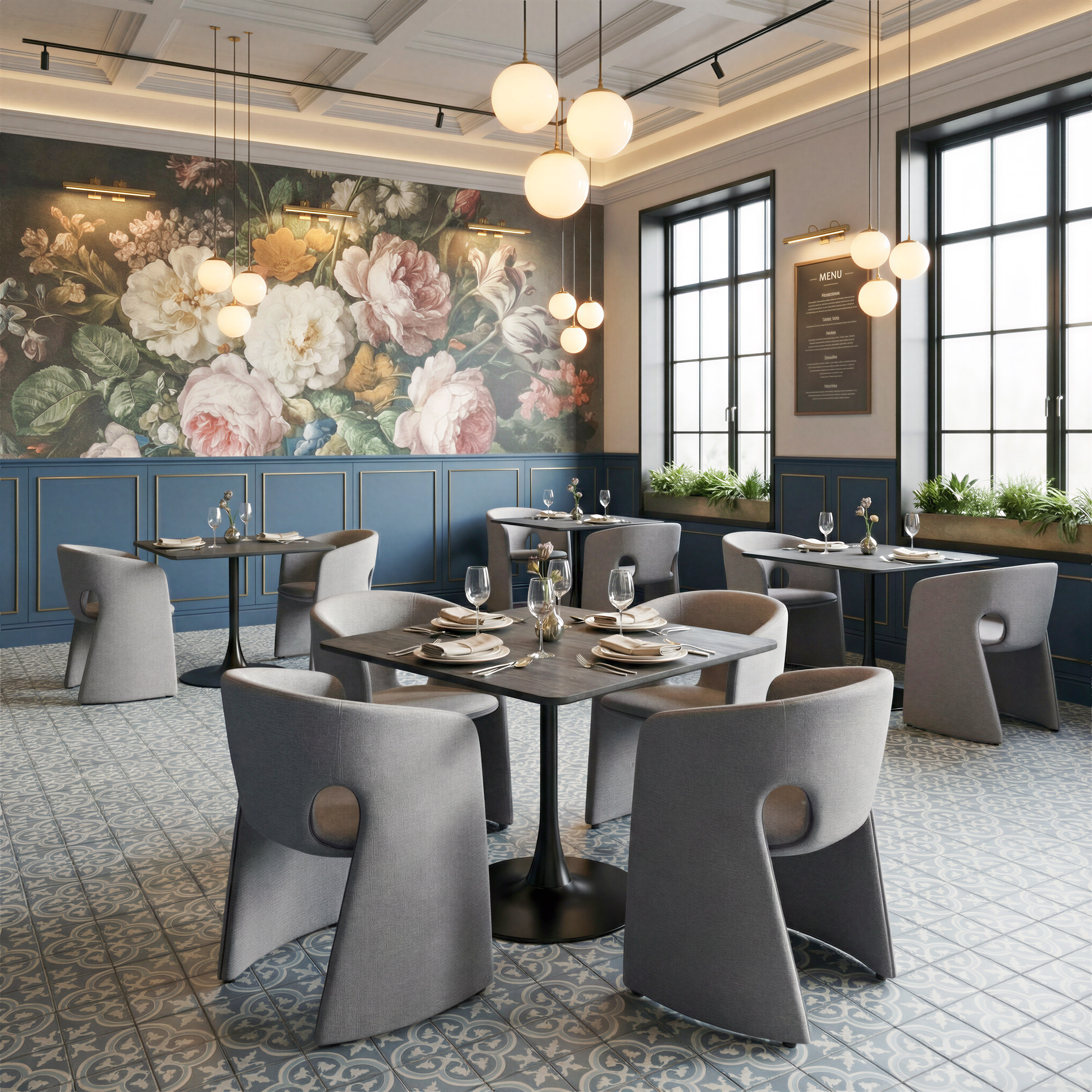Rosyth Dining Chair Slate Gray product image