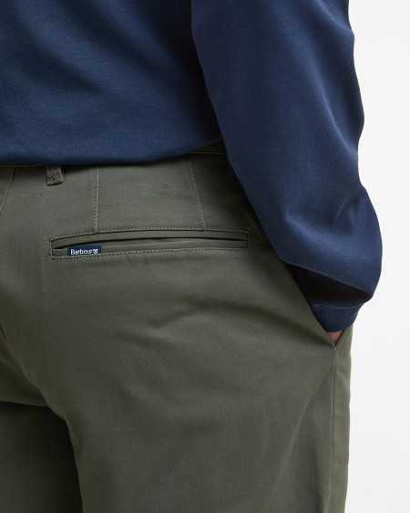 Pantaloni in rasatello scamosciato dalla vestibilità leggermente aderente