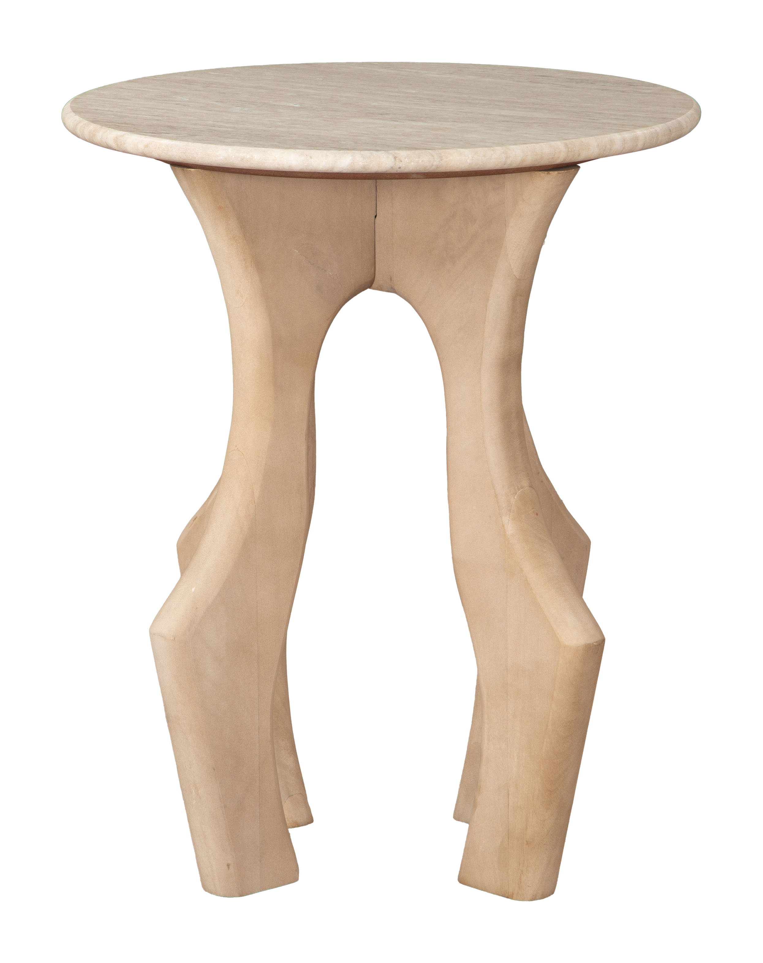 Eda Side Table White & Natural product image