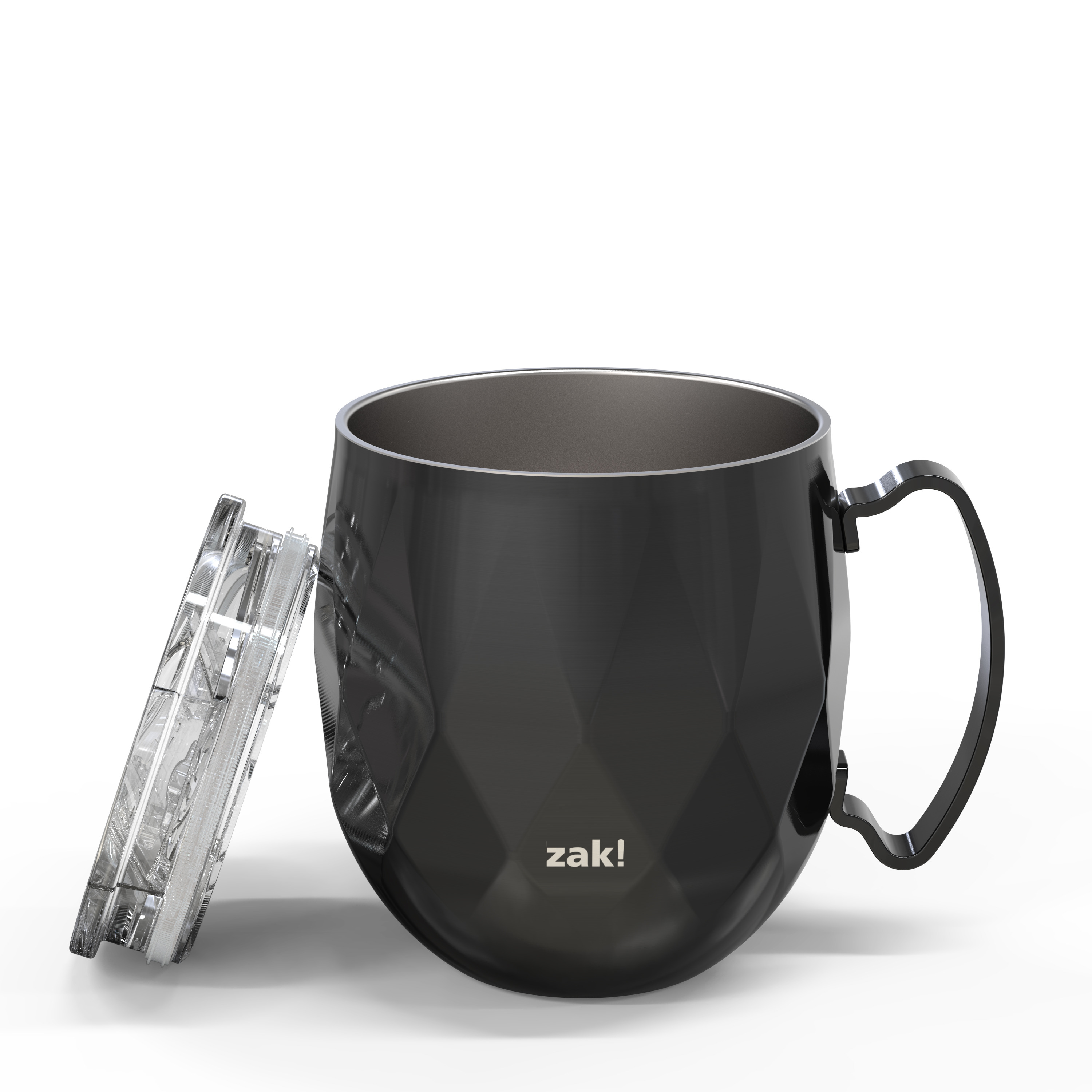 Fractal 19 ounce Vacuum Insulated Stainless Steel Mule Mug, Black slideshow image 4 Fractal 19 ounce Vacuum Insulated Stainless Steel Mule Mug, Black slideshow image 4