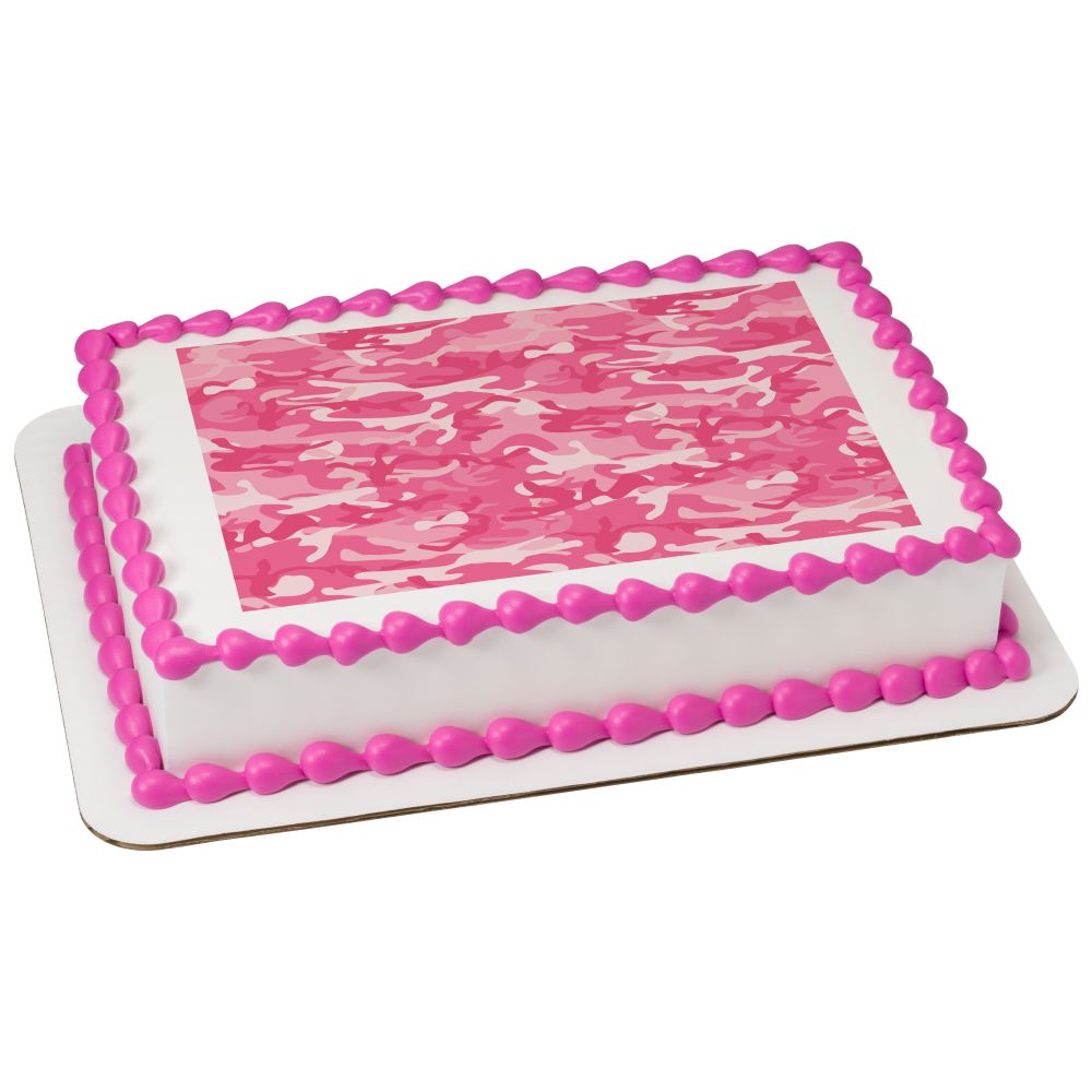 Image Cake Pink Camouflage