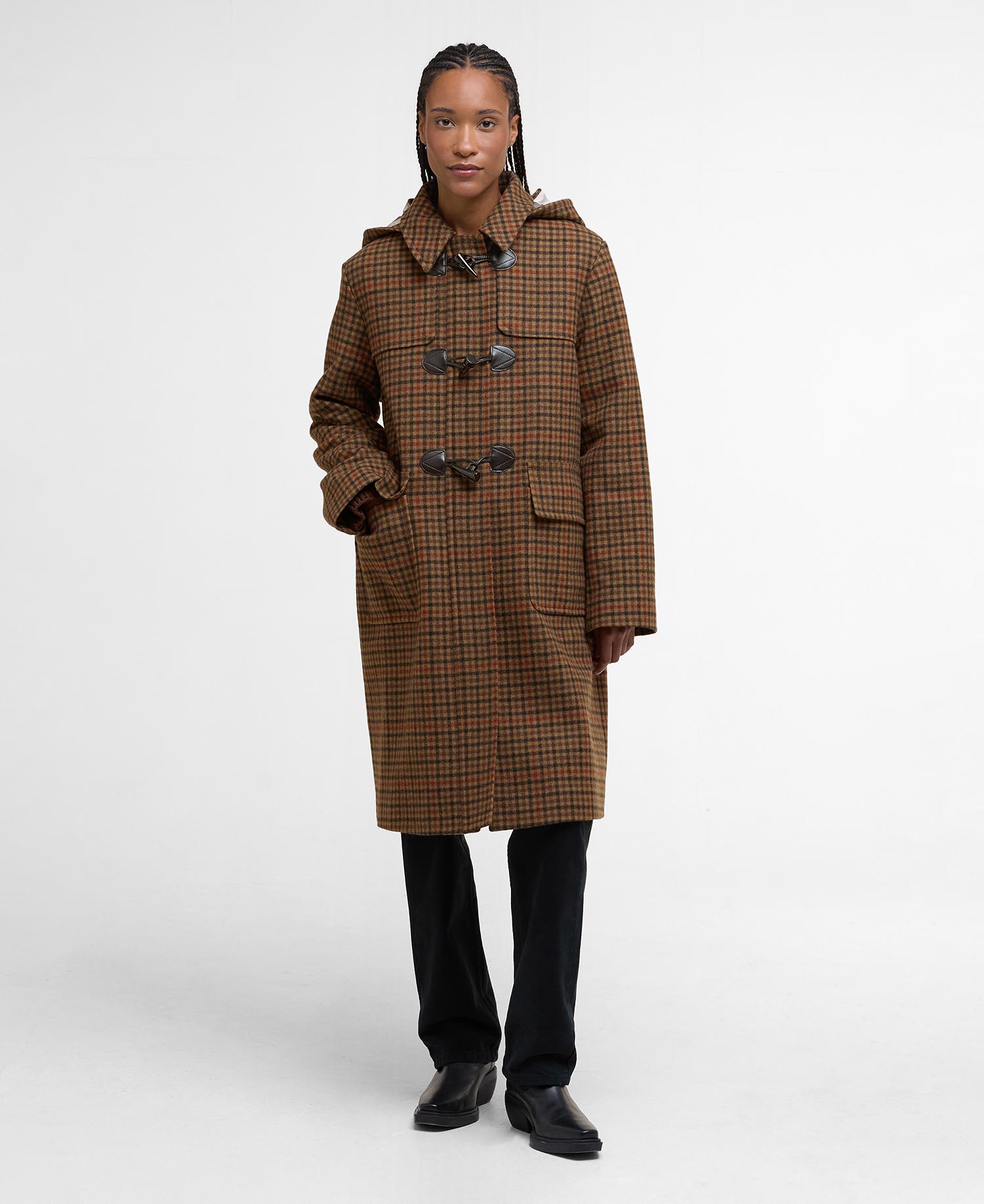 Dufflecoat Melody Check Wool image number 0