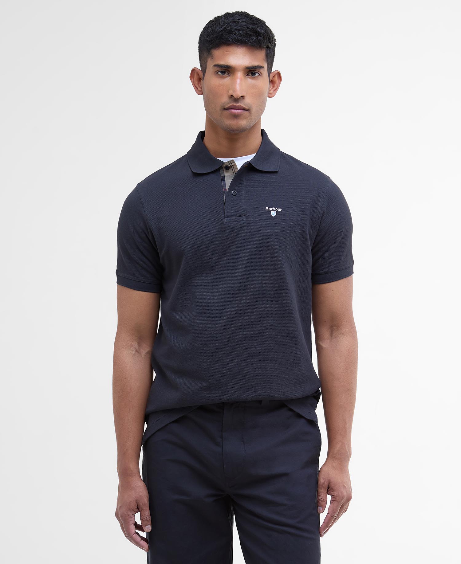 Tartan Pique Polo Shirt image number 0
