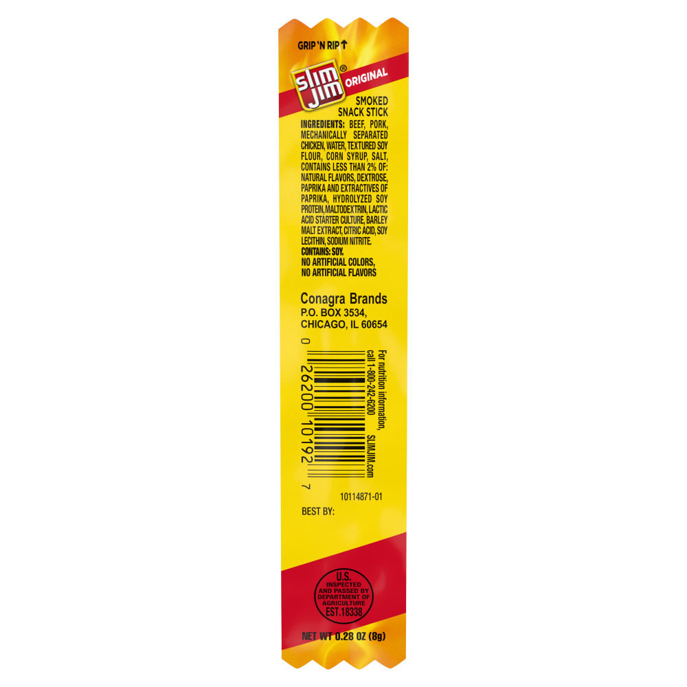 SLIM JIM Original Smoked Snacks Conagra Foodservice