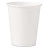 Solo, Single-Sided Poly Paper Hot Cups, 10 oz, White