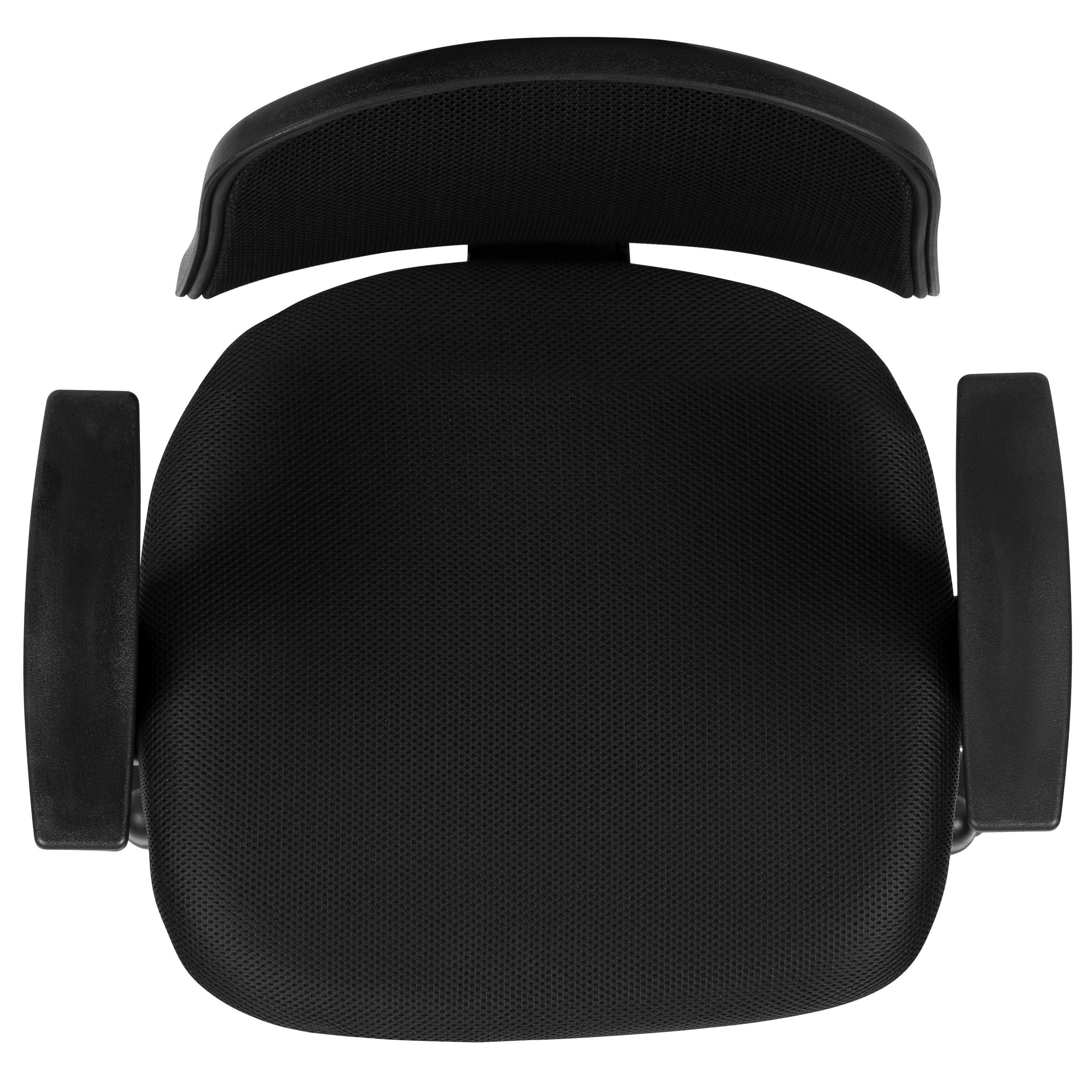 Pivot Back Black Mesh Swivel Task Office Chair with Arms