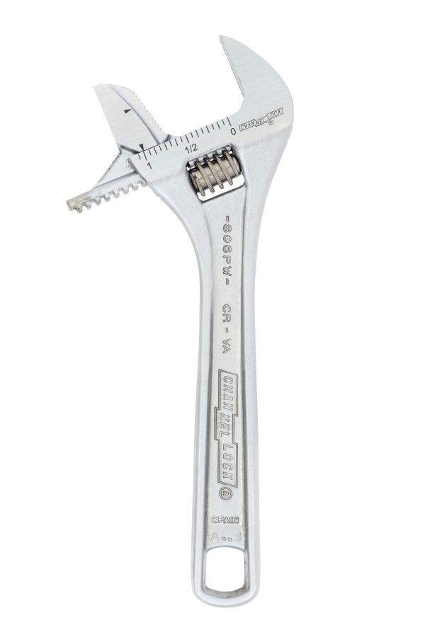 806PW 6-inch Reversible Jaw Adjustable Wrench