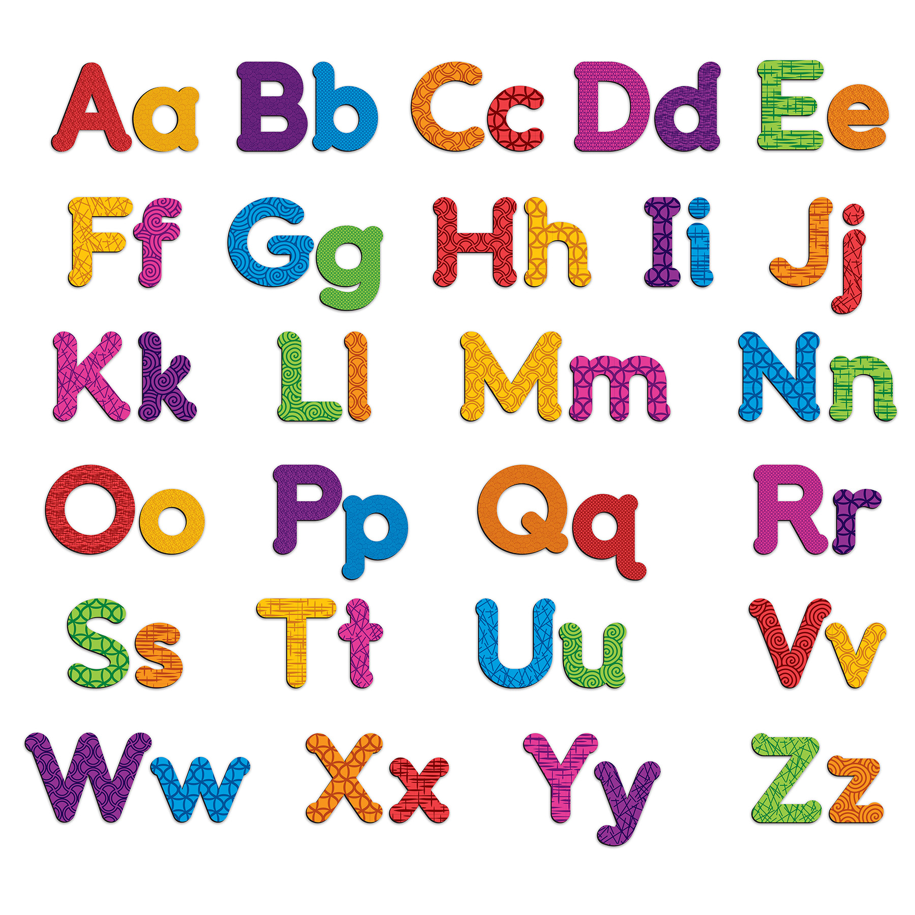 Learning Resources Magnetic Uppercase & Lowercase Letters, 82-Piece Set image number null