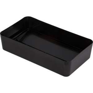 Carlisle, TrimLine, Swing Top, Rectangle, ABS, 23 gal, Black, Receptacle Lid