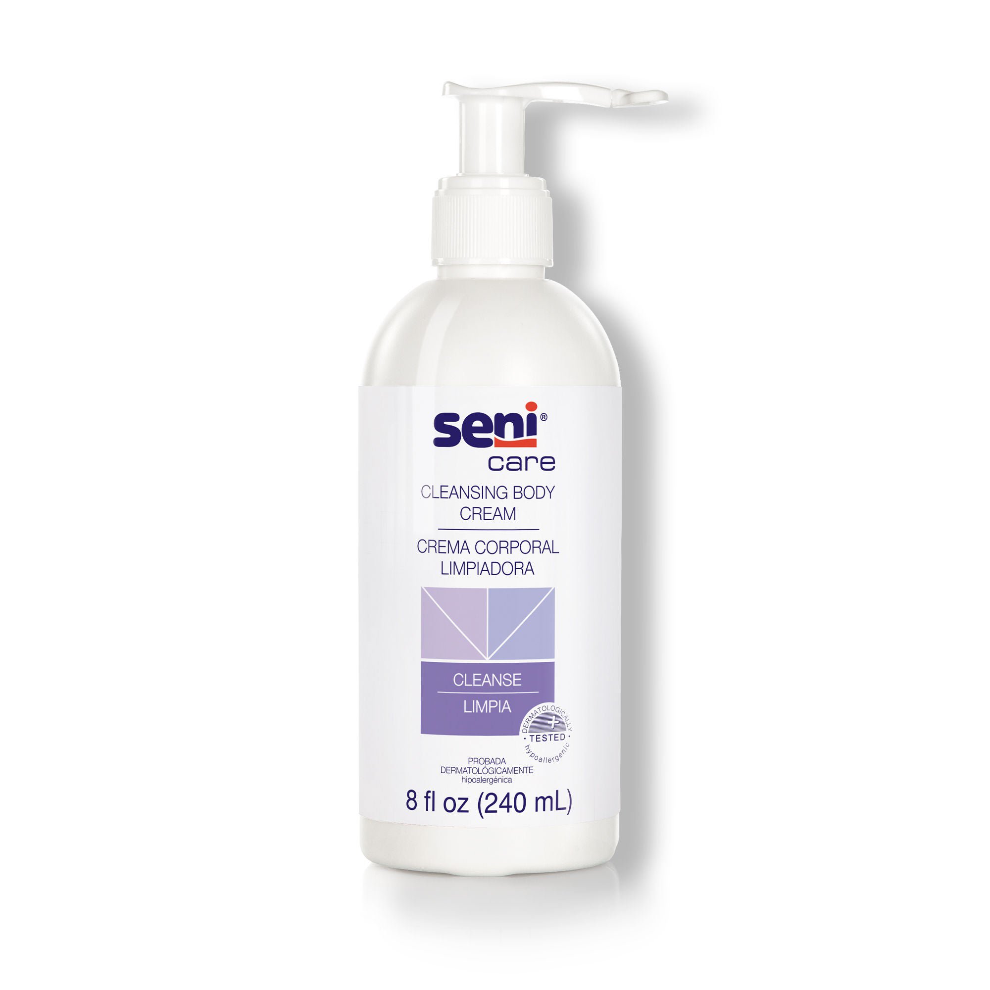 Seni® Care Rinse Free Body Wash, 8-ounce Pump Bottle