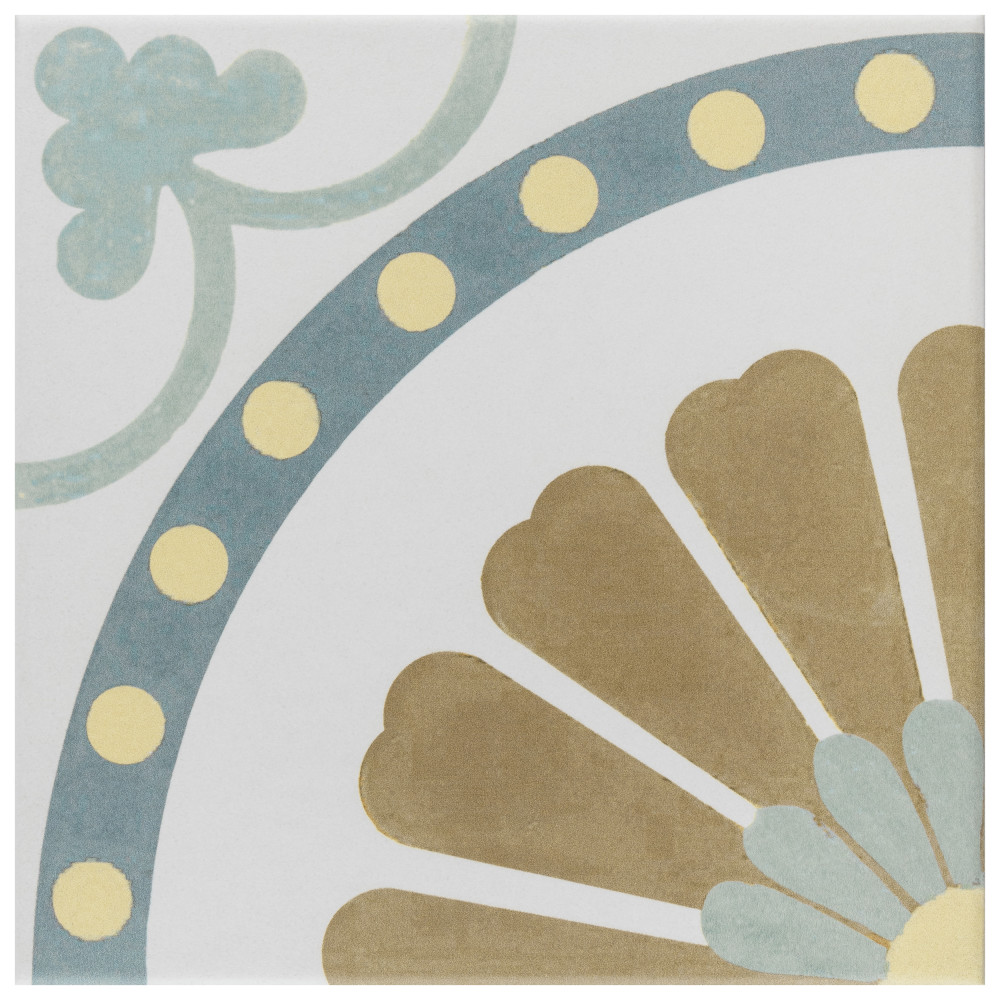 Revival Ring 7-3/4 in. x 7-3/4 in. Ceramic Floor and Wall Tile