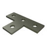 POWER-STRUT Electrogalvanized Steel Tee Plate