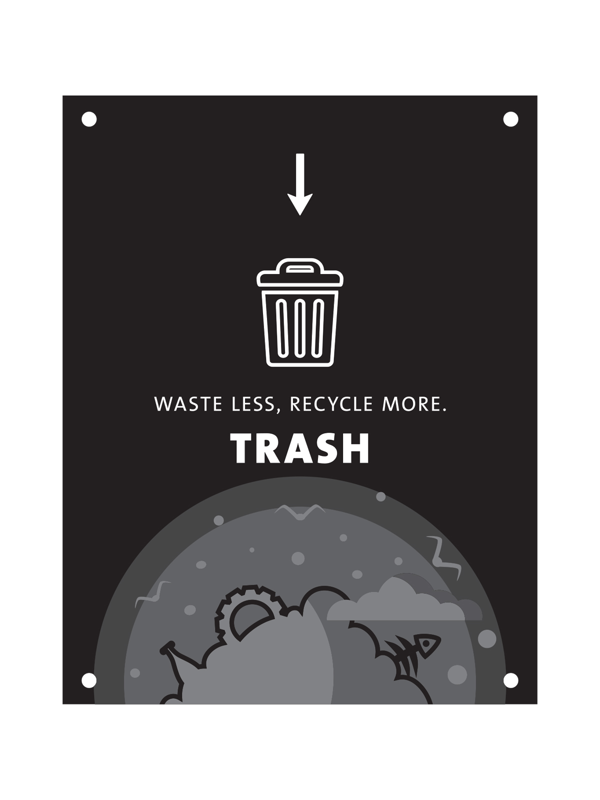 EVOLVE – Body Sign – Trash – Black