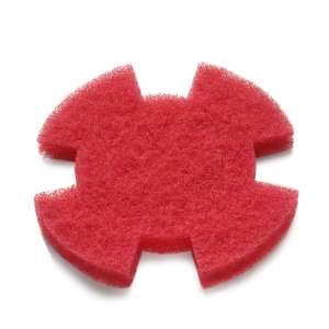 Tennant, Twister, Red, 8.5", Trapezoid Floor Pad