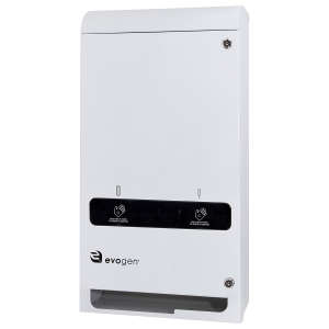 Hospeco, Evogen®, EVNT3 No-Touch Dual Vendor, White Metal