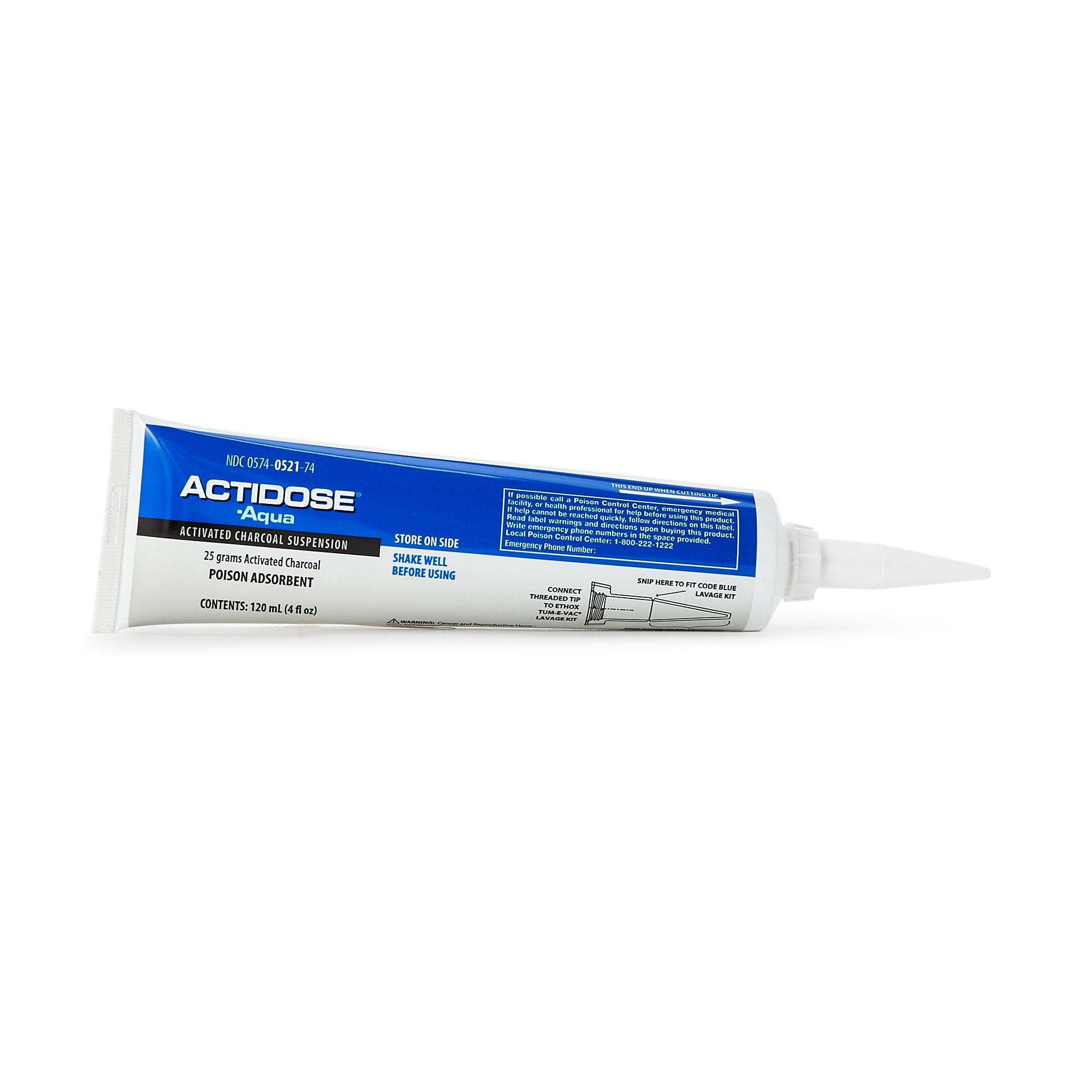 Actidose-Aqua™ Activated Charcoal Poison Adsorbent, 25-gram Strength, 4 ounces