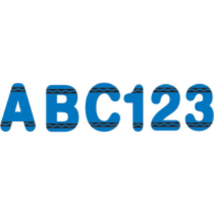 Crayola&reg; Blue Deco Letters