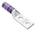 HYLUG™ Compression Lug Copper Tin-Plated #10 Stud 0.34 in. O.D. 4 AWG 600V 35kV Gray 4.45 in. L