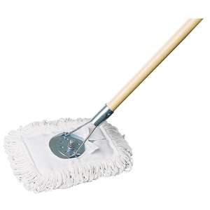 Hillyard, Soil Sorb, 7"W, Polyester/Rayon, Natural, Dust Mop