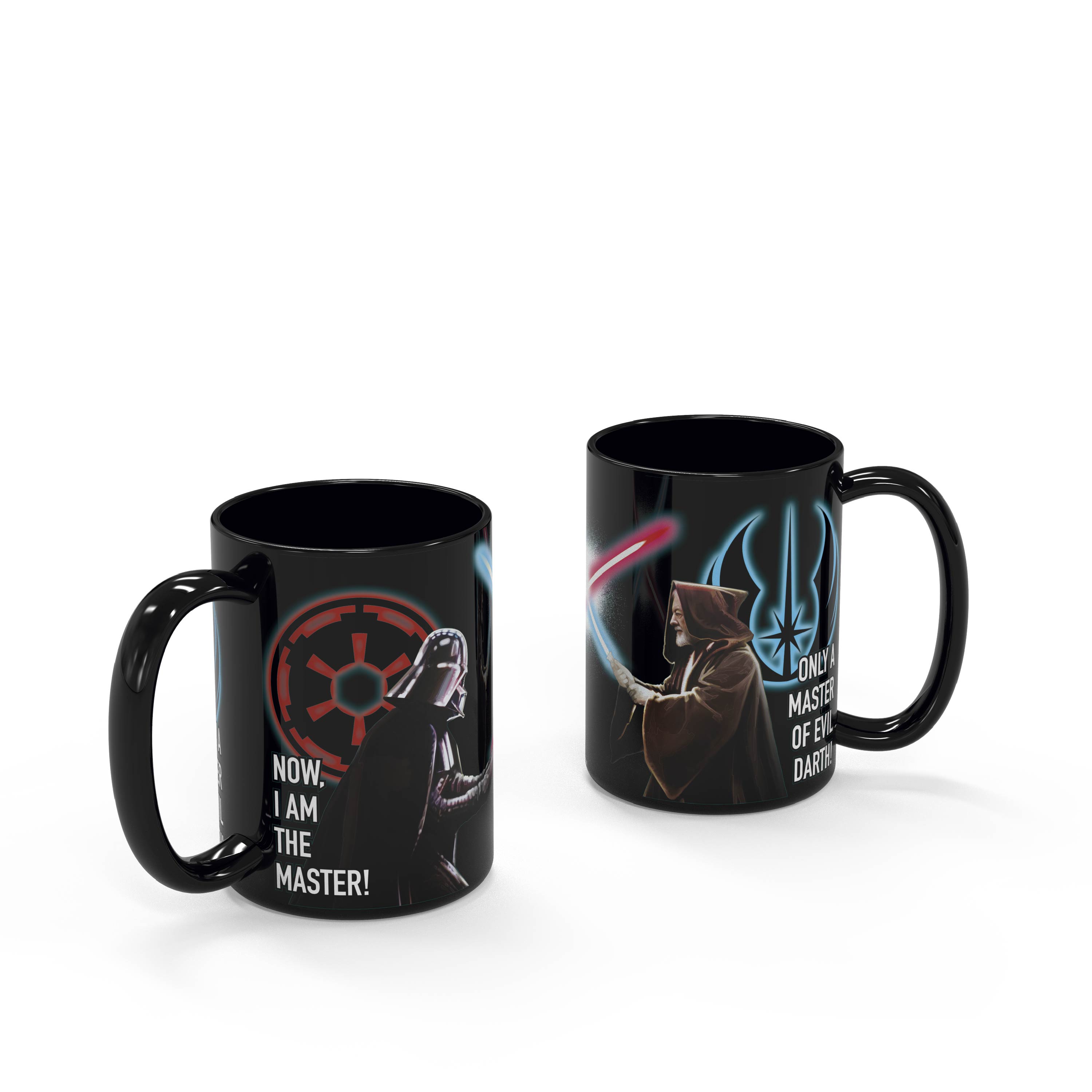 Star Wars 15 ounce Coffee Mug and Spoon, Darth Vader & Obi-Wan Kenobi slideshow image 7 Star Wars 15 ounce Coffee Mug and Spoon, Darth Vader & Obi-Wan Kenobi slideshow image 7