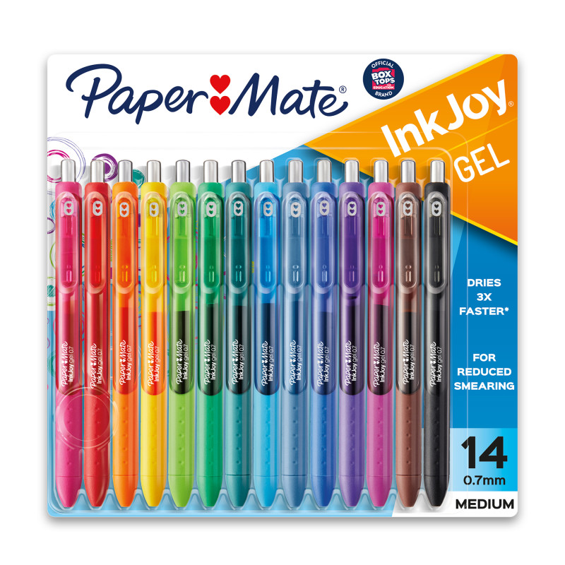InkJoy+Gel+Pens%2C+Medium+Point%2C+Assorted%2C+14+Count