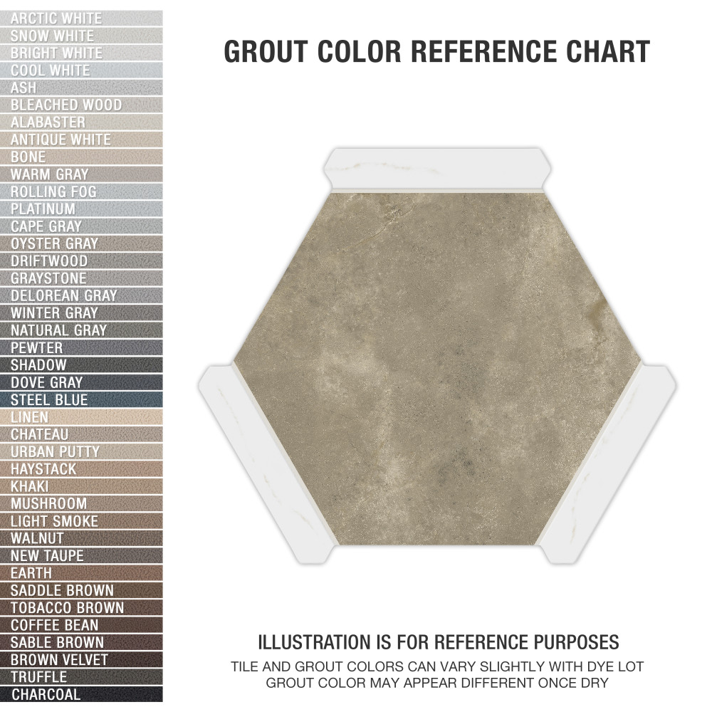 Marcotto Panal Terra with Calacatta Gold Picket 8-5/8 in. x 9-7/8 in. Porcelain Floor and Wall Tile