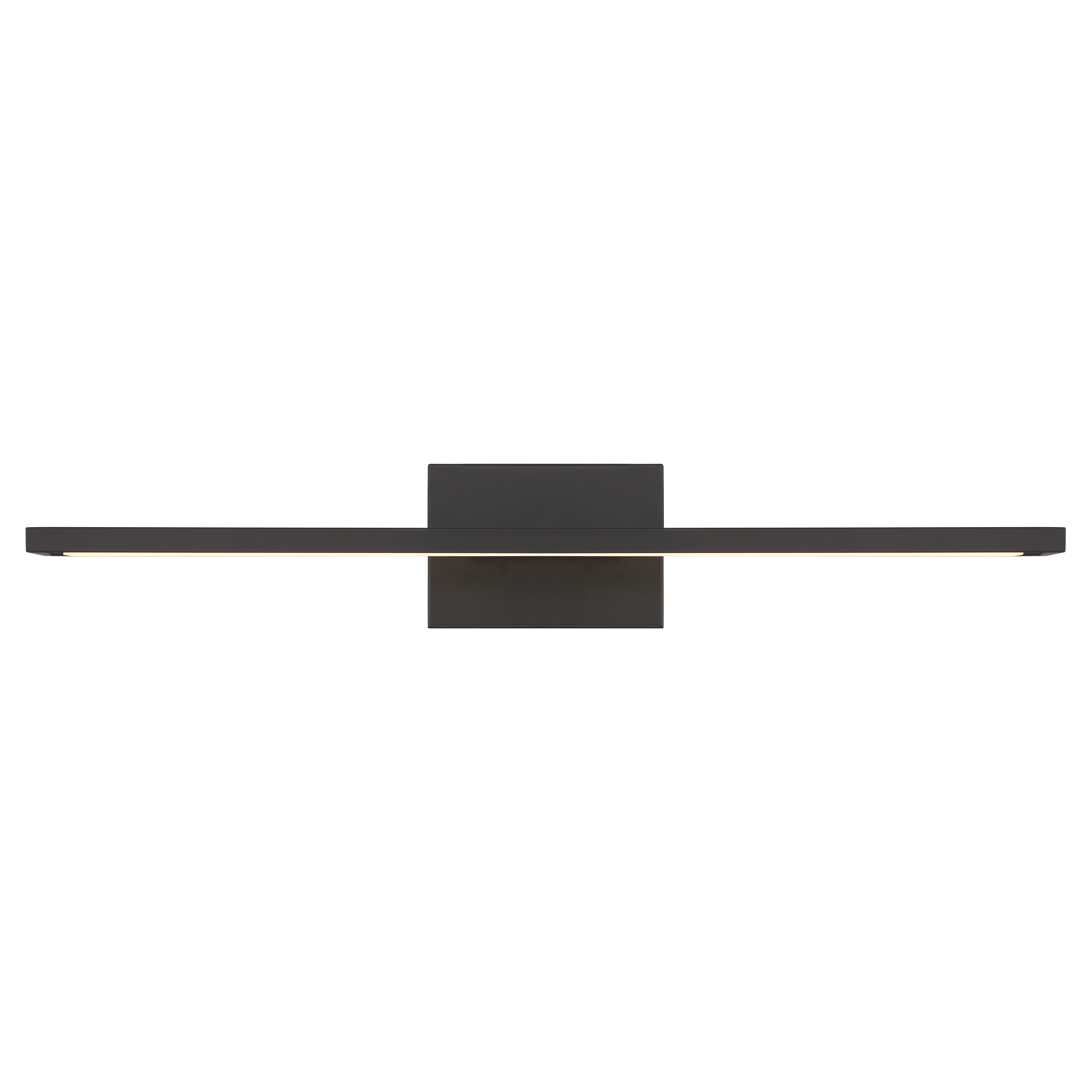 The Parallel wall mount delivers modern minimalist design with energy-efficient integrated LED technology. Its 30-inch linear profile and frosted acrylic diffuser provide even, glare-free illumination ideal for bathroom vanities and hallways. - alternate view
