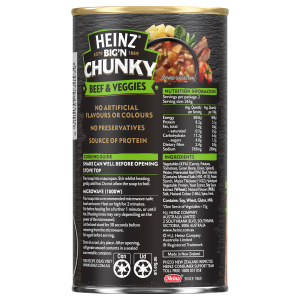  Heinz® Big'N Chunky Beef & Veggies 535g 