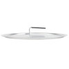 14 ⅞-inch Wear-Ever® domed aluminum cover with satin finish in dipped handle