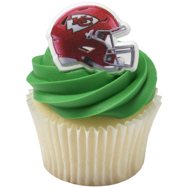 NFL Team Helmet Cupcake Rings