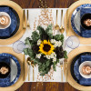 Confetti Salad Plate, Black, 6-piece set