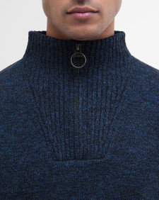 Essential Half-Zip Jumper Navy Mix