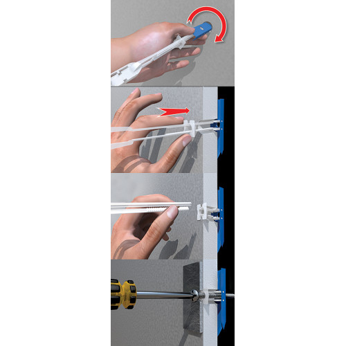 Strap Toggle w/ Screw Strap Toggles Anchors Hollow Wall Anchors