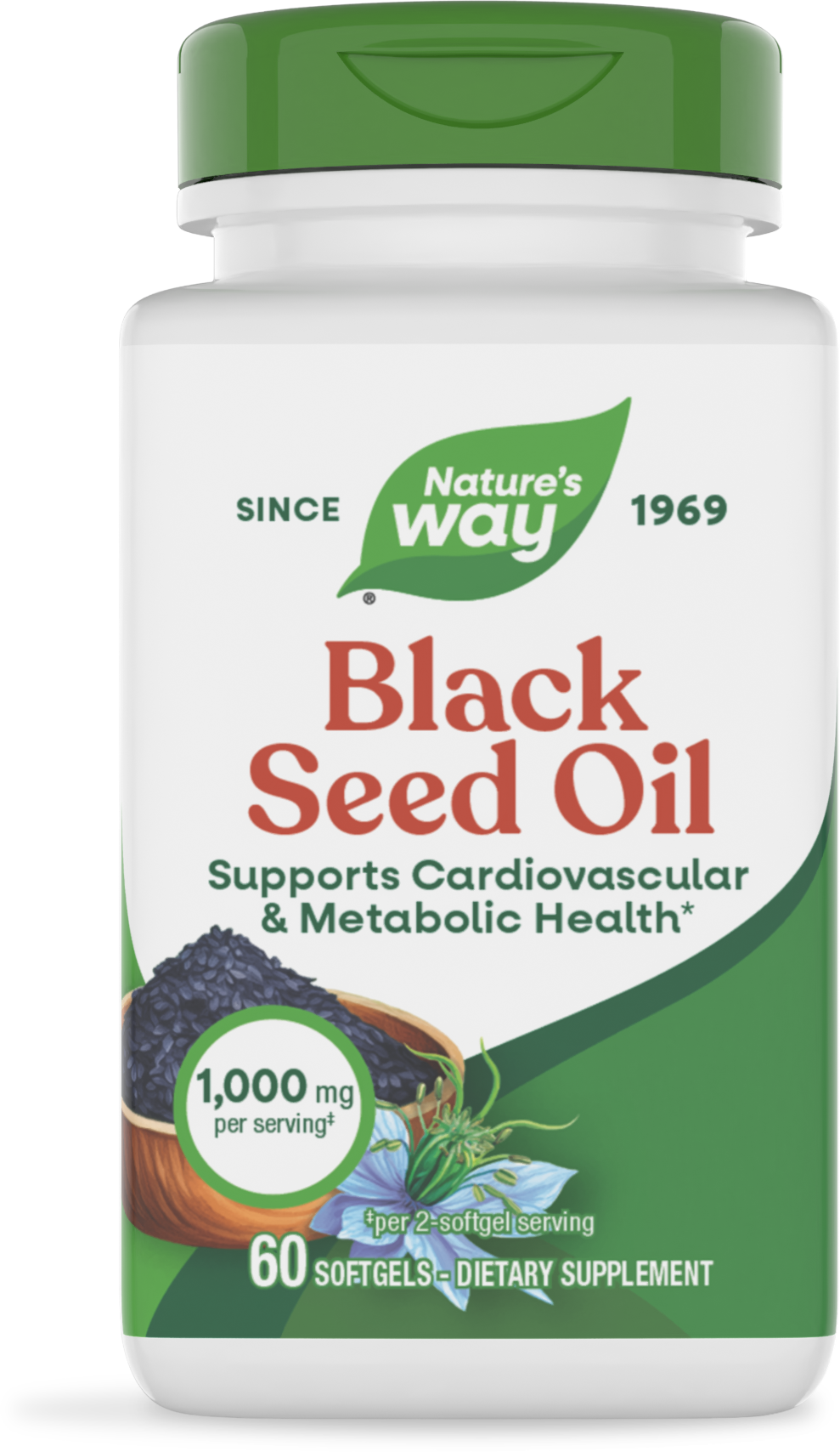 Black Seed Oil, 60 softgels