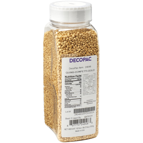 Gold Confetti - Red 3 Free Quins