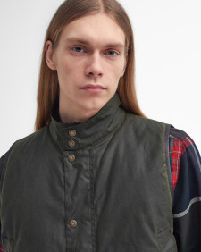 Barbour x Baracuta Weste Oversized Waxed 