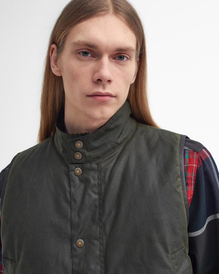 Barbour x Baracuta Weste Oversized Waxed