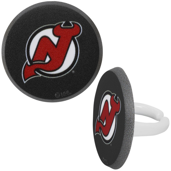 NHL® Team Puck Cupcake Rings