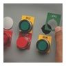 B30 Series Raised Panel Polyester Labels, 2.4" H x 2.4" W, Roll of 145 Labels, White