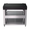 42-inch-wide 208-240-volt 3-pan humidity-controlled hot food display case