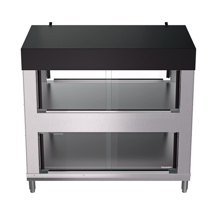 42-inch-wide 208-240-volt 3-pan humidity-controlled hot food display case