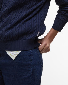 Hartland Crew Neck Jumper Classic Navy