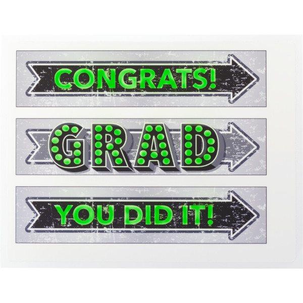 Grad Marquee Lights Edible Image® Designer Prints®
