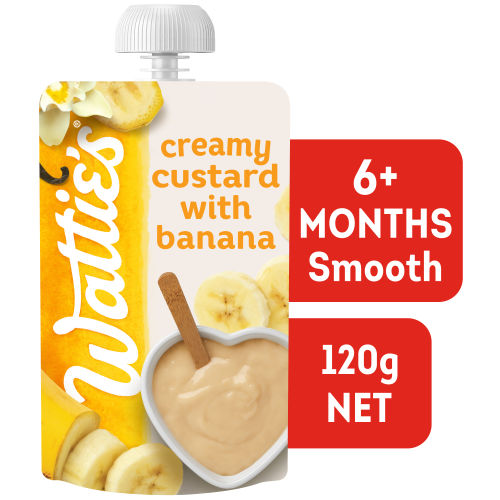  Wattie's® Creamy Custard with Banana 120g 6+ months 